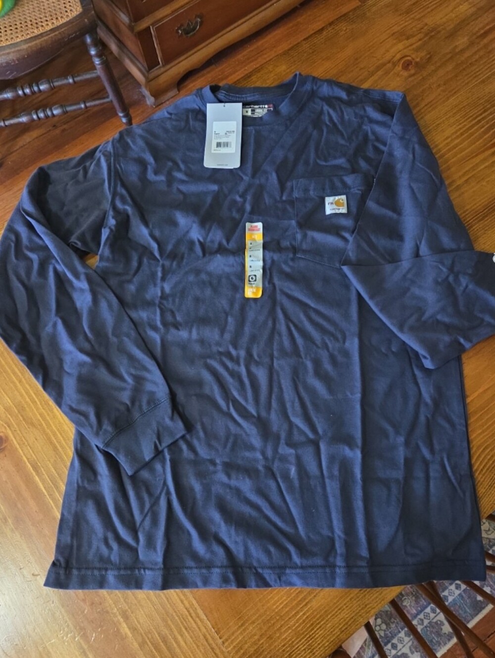 Flame Resistant Carhartt Long Sleeve Pocket Tee